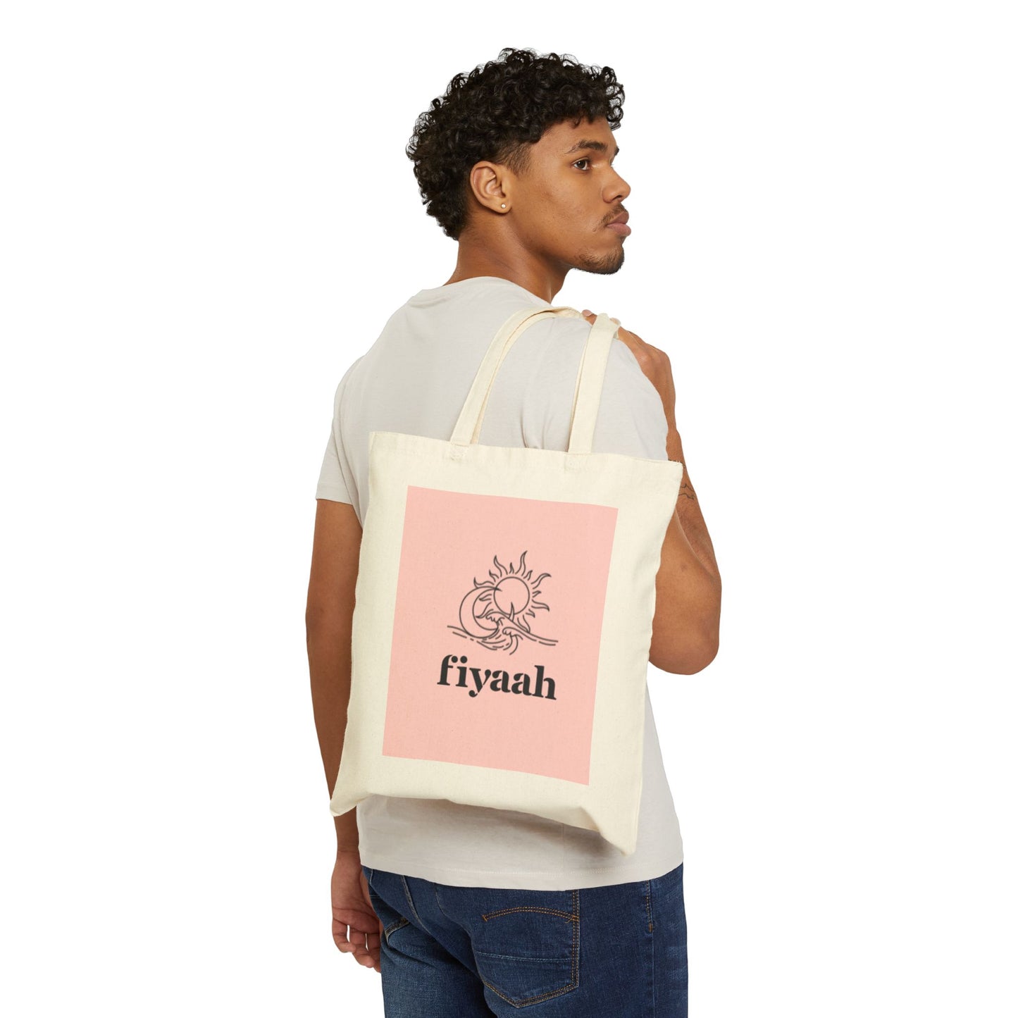 Fiyaah. Cotton Canvas Tote Bag