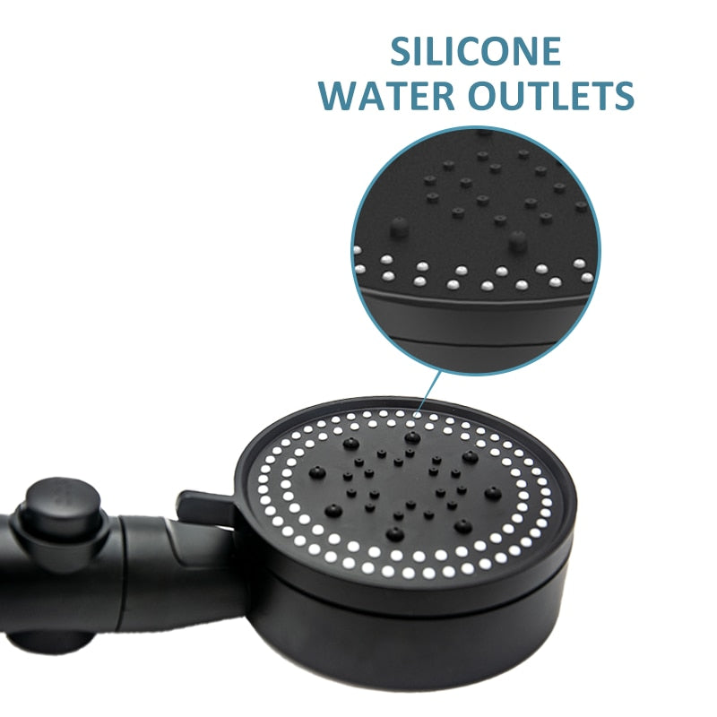 Water Saving Black Shower head