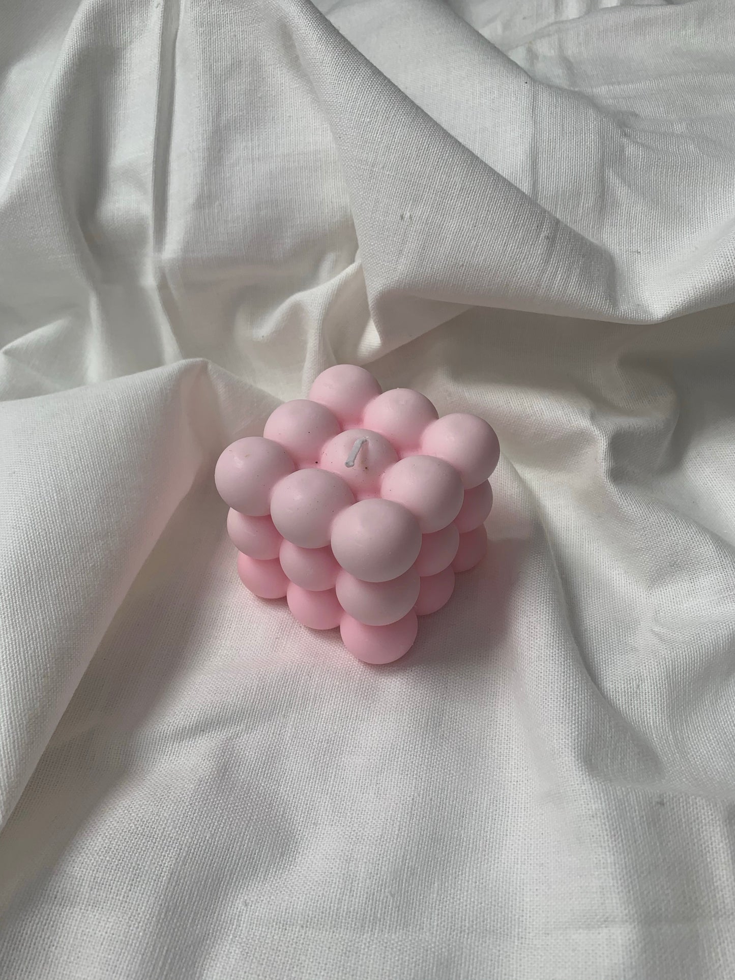 Bubble Qube Candle