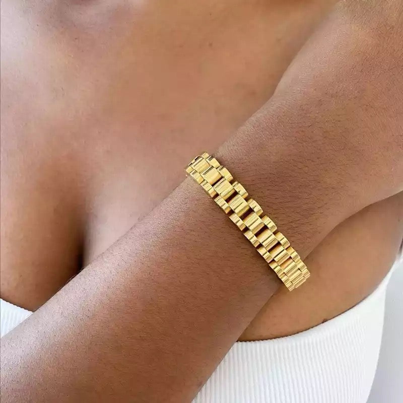 Gold Link Bracelet - babysaint