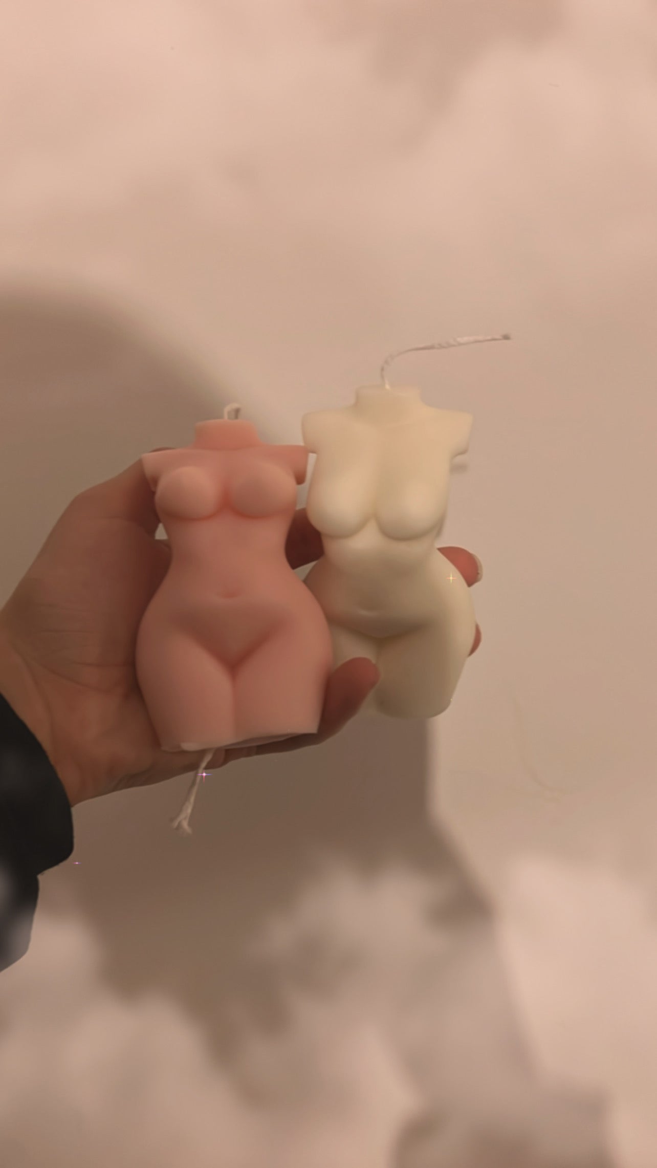 Curve Silhouette Candle