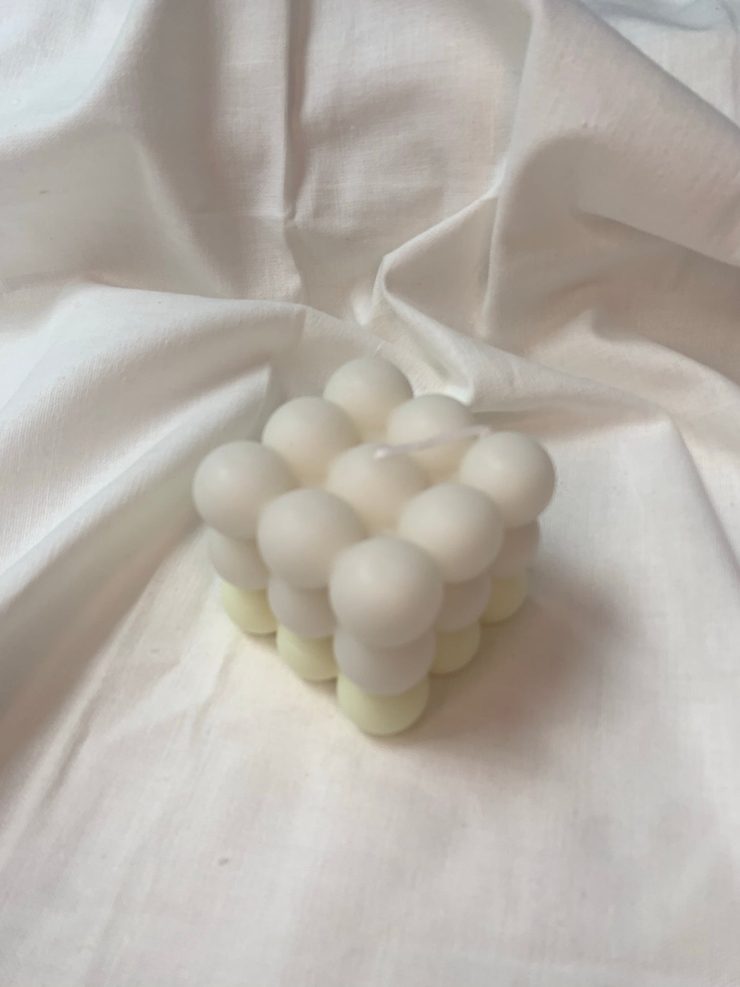 Bubble Qube Candle