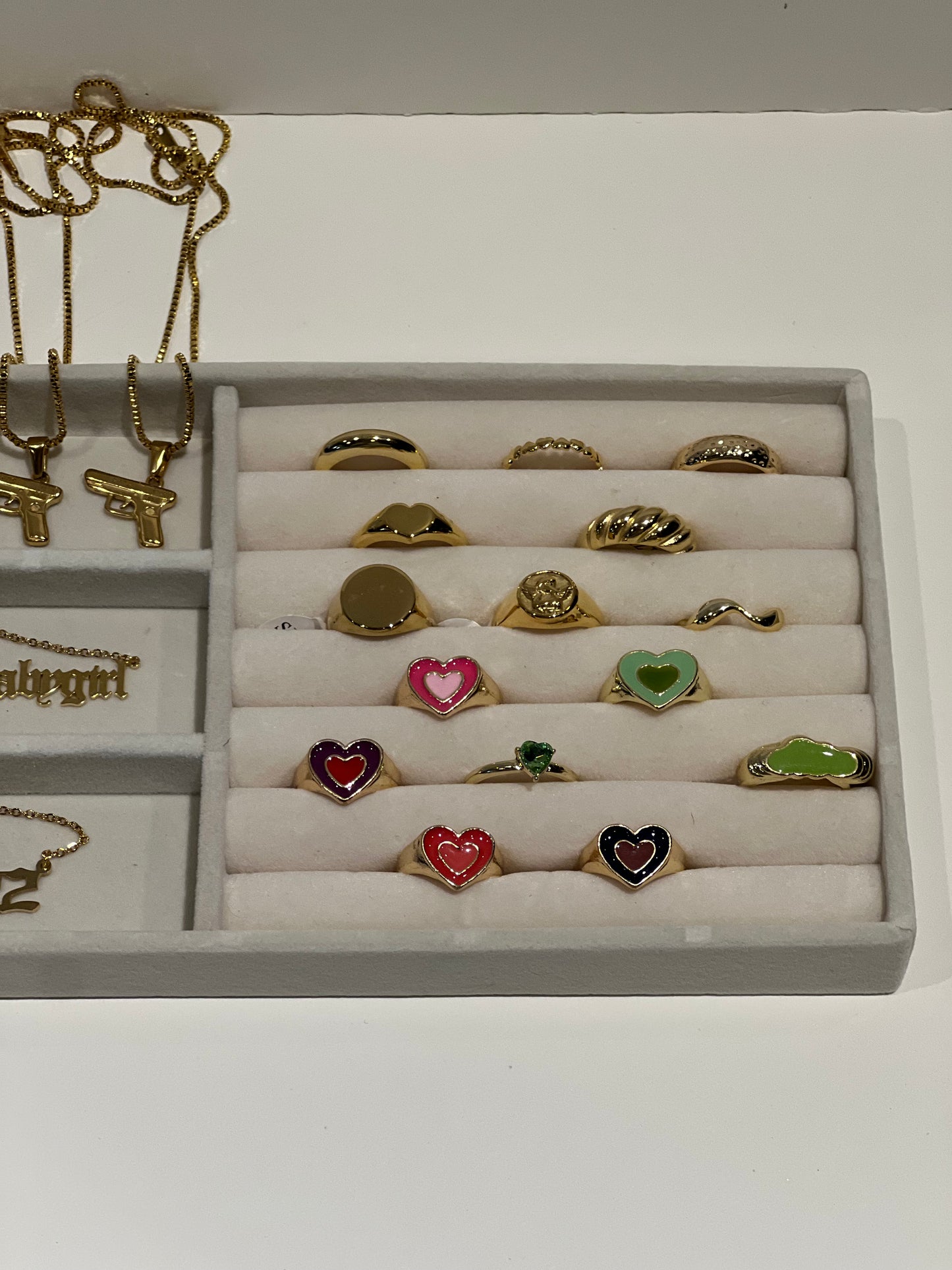 Groovy hearts ring