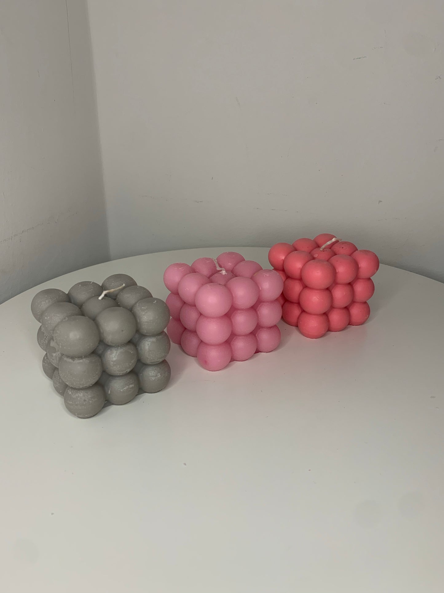 Bubble Qube Candle
