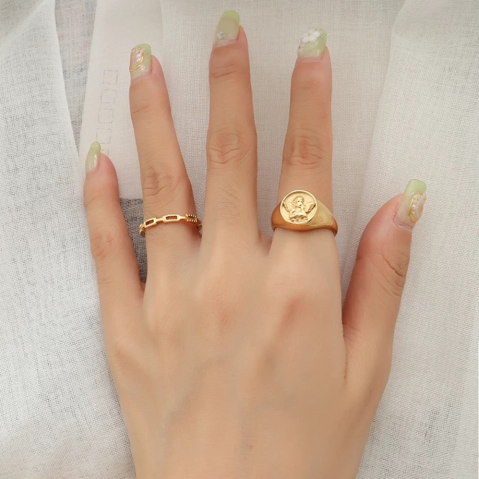 Baby Saint Signet Ring - babysaint