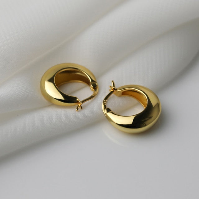 Sofia Chunky Hoop Earrings - babysaint