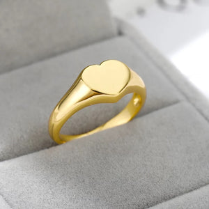 Heart Signet Ring - babysaint