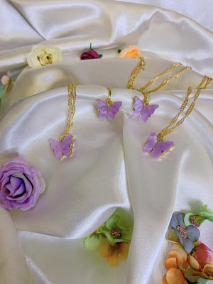 Purple Amethyst Butterfly Set - babysaint